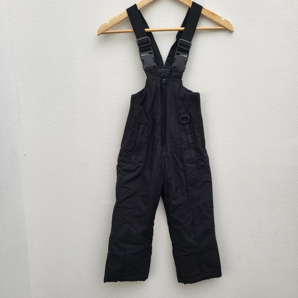 Sport Essential Snow Gear Insulated Snowpants Ski Overall Black - Picture 2 of 6